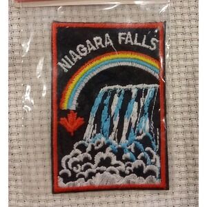 NIP Vintage Niagara Falls Patch Collectors Series Badge Rainbow‎ & Water Fall